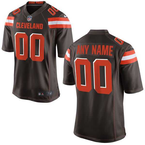 Customized Men & Women & Youth Brown Team Color Nike Game Stitched Jersey